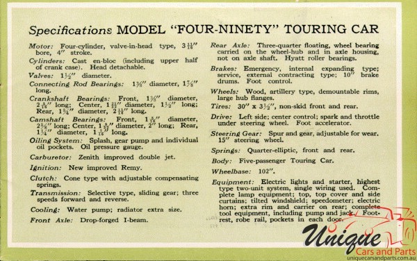 1922 Chevrolet Brochure Page 8